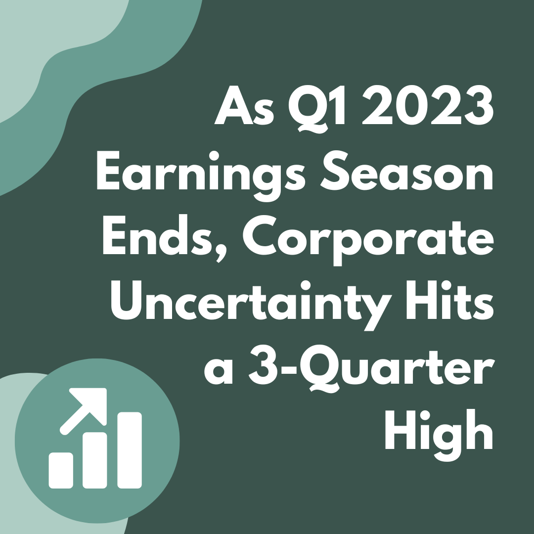 Earnings Season Recap #20 - Q1 2023